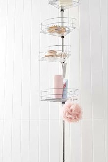Telescopic Shower Caddy - Silver Look, Kmart