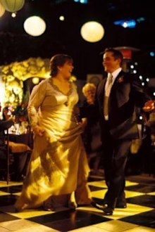 Ben Falcone and Melissa McCarthy dance on their wedding day.
