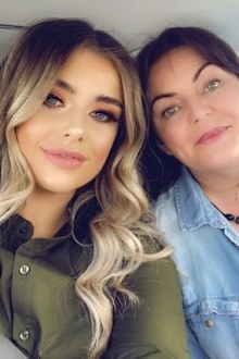 Amelia and her mum