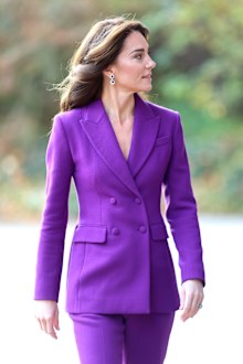 Catherine, Princess of Wales arrives at the Shaping Us National Symposium at the Design Museum on November 15, 2023 in London
