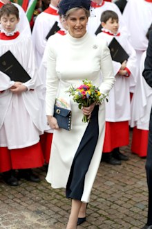 Kate Middleton earrings Meghan Markle Birks Commonwealth Day Queen Elizabeth brooch