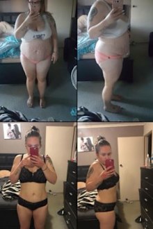 Melanie Lewis lost over 42 kilos with the program.