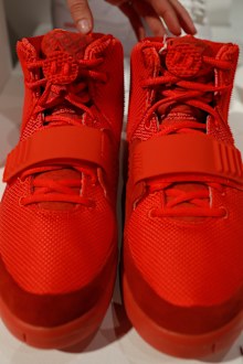 Nike Air Yeezy Red October sneakers.