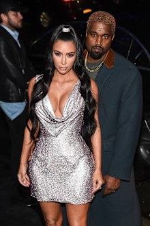 Kim Kardashian and Kanye West in 2018.