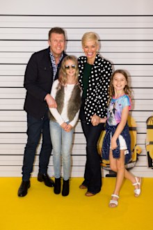 SYDNEY, AUSTRALIA - JUNE 10: Peter Overton, Jessica Rowe and children attend the Despicable Me 3 Premiere , at Entertainment Quarter on June 10, 2017 in Sydney, Australia. (Photo by El Pics/ Getty Images)