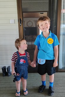 brothers born with Hirschsprung's disease rare life-threatening condition