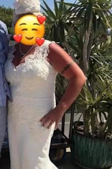 dress worn to wedding by MIL up for sale