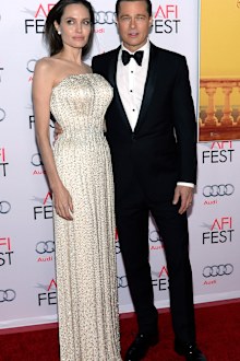 Angelina Jolie, Brad Pitt. movie premiere, red carpet