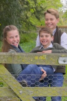 Prince George, Princess Charlotte and Prince Louis 