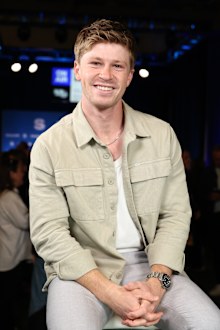 Robert Irwin visits SiriusXM on Radio Row at Super Bowl LX on February 06, 2026 in San Francisco, California. 