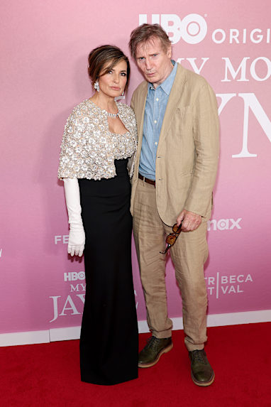 Mariska Hargitay and Liam Neeson