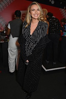 Nadine Coyle celebrates the Smirnoff 'We Do Us' initiative in partnership with Tilting The Lens and Sink The Pink on November 29, 2023 in London 