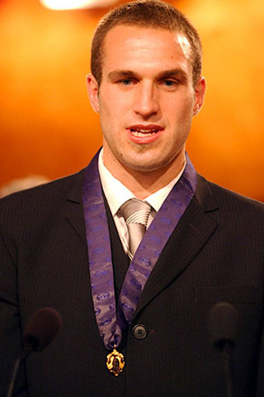 It was only brief after he became the first Eagles player to win 'Charlie'. .