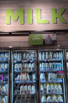 Milk categorisation in Australia colour-coding