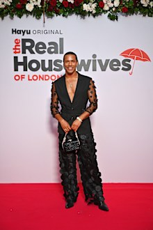 LONDON, ENGLAND - AUGUST 13: Michael Gunning attends Hayu's 'The Real Housewives of London' World Premiere at The National Gallery on August 13, 2025 in London, England. (Photo by Dave Benett/Getty Images for Hayu)