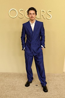 Timothée Chalamet attends the 98th Oscar Nominees Luncheon at The Beverly Hilton on February 10, 2026 in Beverly Hills, California. 