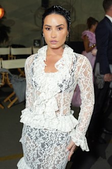 Demi Lovato at Vogue World: Hollywood 2025 at Paramount Studios on October 26, 2025 in Los Angeles, California. 
