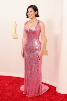 America Ferrera attends the 96th Annual Academy Awards on March 10, 2024 in Hollywood, California. 