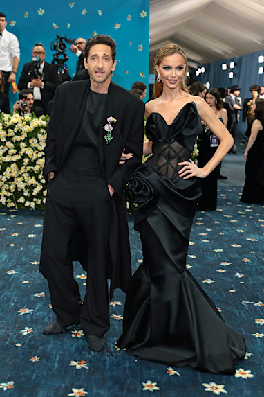 Adrien Brody and Georgina Chapman