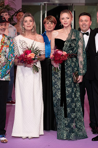 Princess Caroline and Princess Charlene