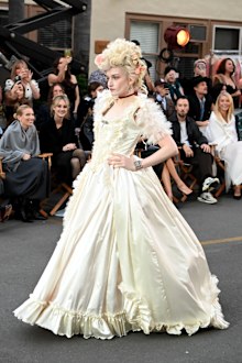 Julia Garner walks the runway during Vogue World: Hollywood 2025 at Paramount Studios on October 26, 2025 in Los Angeles, California.