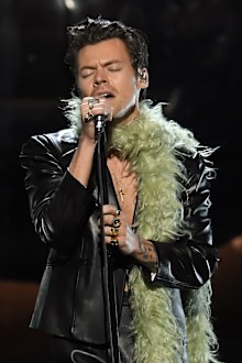 Harry Styles performs onstage during the 63rd Annual GRAMMY Awards at Los Angeles Convention Center in Los Angeles, California and broadcast on March 14, 2021. 