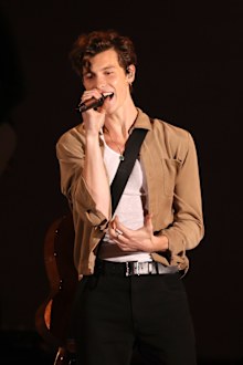 Shawn Mendes performs onstage during the 8th annual "We Can Survive" concert hosted by Audacy at Hollywood Bowl on October 23, 2021 in Los Angeles, California. 