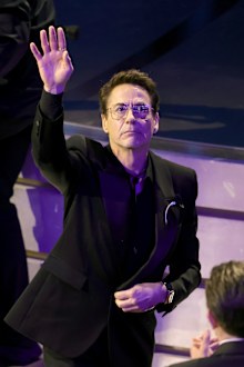 HOLLYWOOD, CALIFORNIA - MARCH 10: Robert Downey Jr. accepts the Best Actor in a Supporting Role for "Oppenheimer" during the 96th Annual Academy Awards at Dolby Theatre on March 10, 2024 in Hollywood, California. (Photo by Kevin Winter/Getty Images)
