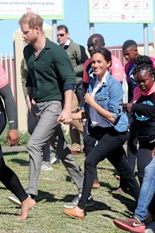 Prince Harry Meghan Markle royal tour Africa day 2