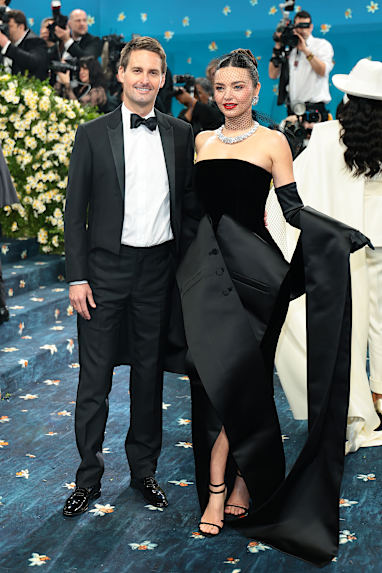 Evan Spiegel and Miranda Kerr 