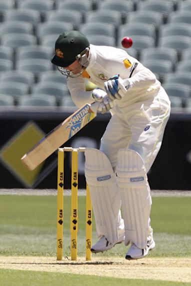 He was immediately met with the short stuff. (AAP)