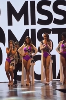 Ana Livia Diniz beauty pageant contestant mistake