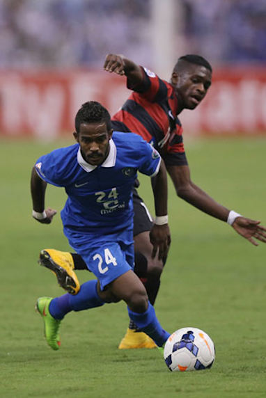 Al-Hilal making life difficult for players like Kwabena Appiah-Kubi. (AAP)