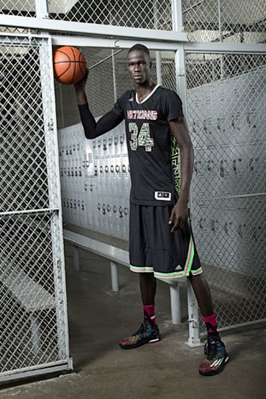 The NBA is calling for seven-foot, 17-year-old Thon Maker. (Getty)