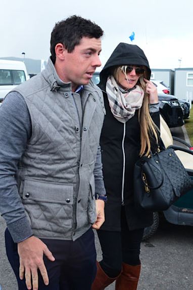 The four-time major winner said he was 'very happy' in his new relationship.