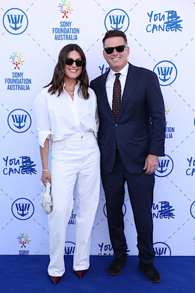 Sarah Abo and Karl Stefanovic