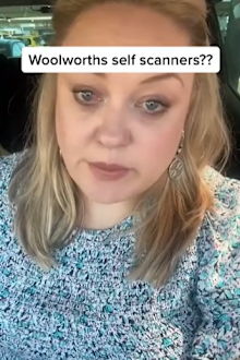 Woolworths grocery shopper.