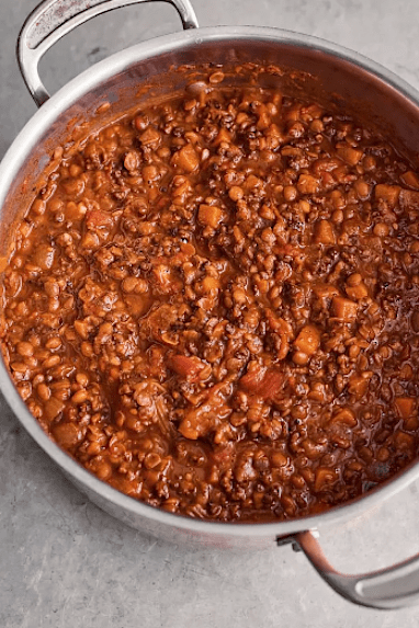 Jamie Oliver's 50/50 bolognese