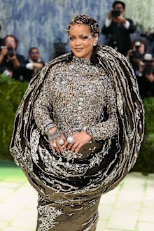 Rihanna attends the 2026 Met Gala celebrating "Costume Art" at the Metropolitan Museum of Art on May 04, 2026 in New York City. 