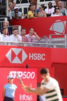 Emma Radukanu foi vista assistindo a uma partida de Carlos Alkaraj.