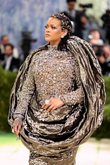 NEW YORK, NEW YORK - MAY 04: Rihanna attends the 2026 Met Gala celebrating "Costume Art" at the Metropolitan Museum of Art on May 04, 2026 in New York City. (Photo by Dimitrios Kambouris/Getty Images for The Met Museum/Vogue)