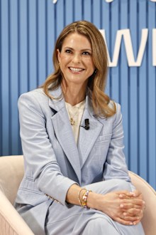 Princess Madeleine of Sweden during the Weleda press conference at Messe Duesseldorf on March 28, 2025 in Dusseldorf, Germany. (Photo by Franziska Krug/Weleda via Getty Images)