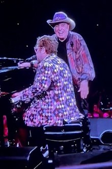 Elton John and Molly Meldrum