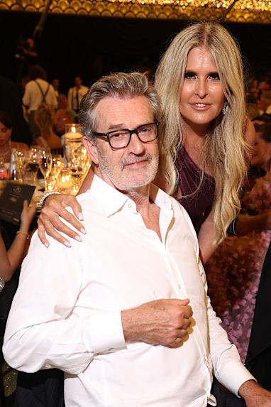 Rupert Everett and Tiziana Rocca