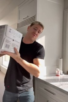 Canadian man VOSS bottled water habit