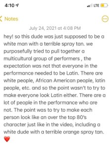 Singer Camila Cabello addresses backlash after backup dancer is accused of blackface.
