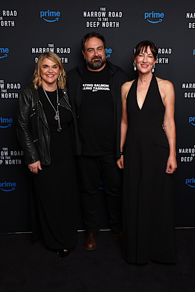 (L-R) Jo Porter, Justin Kurzel and Rachel Gardner