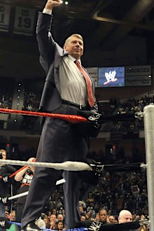 Vince McMahon is the WWE's longtime leader.