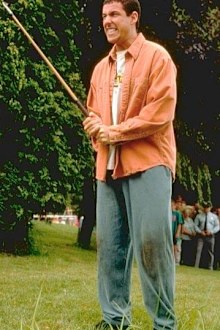 Adam Sandler stars in Happy Gilmore.