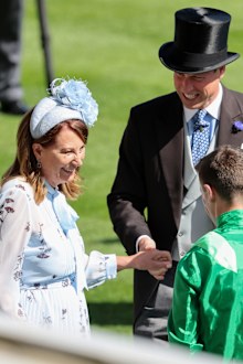 Prince William, Carole Middleton and Michael Middleton